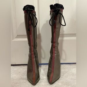 Waterproof Silver Boots